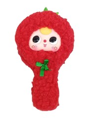 Red funny doll white background