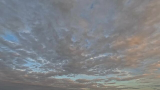 sky timelapse of overcast - dramatical bg with clouds