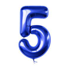 Blue Balloon Number five