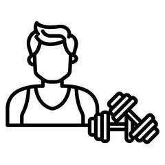 Gym Trainer Icon