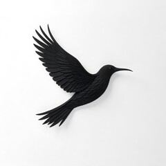 black and white bird logo
