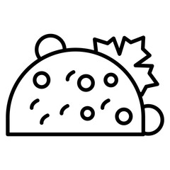 Obraz premium Tacos Icon