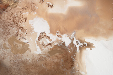 Neutral Hand Painted Abstract Art