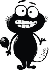funny cartoon monster