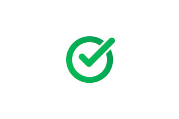Green Checkmark Circle Icon: Simple, Clean, Positive Confirmation Symbol
