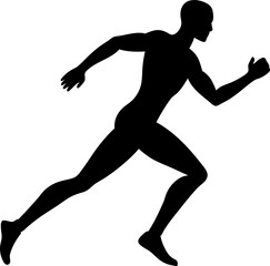 running man silhouette