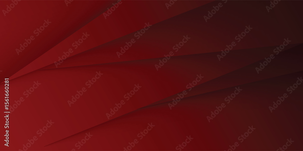 Poster red line with white architecture futuristic background minimal concept vector illustration subtle de
