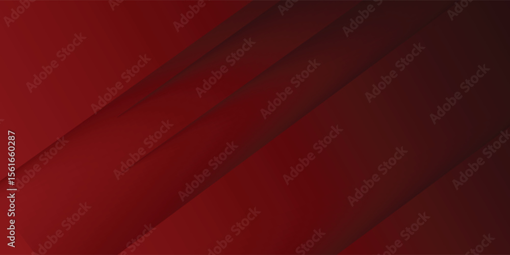 Poster red line with white architecture futuristic background minimal concept vector illustration subtle de