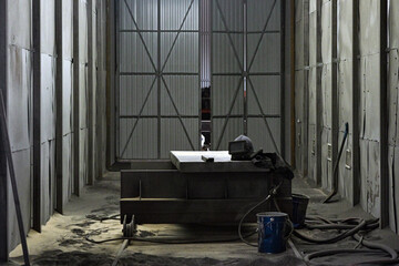 Manufacturing industry plant factory welding turner milling machine operator welder girl woman...