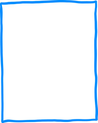 Line Art Vertical Rectangle Frame Element