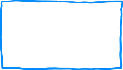 Line Art Rounded Square Frame Sketch