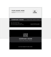 Professional premium and creative business card template. Luxury business card. Stationery design.  Modern shape with abstract color & background. visiting card.  Vector illustration print template.
 