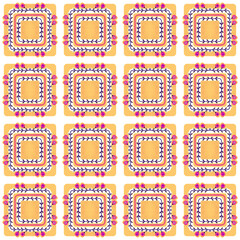 seamless pattern with floral elements