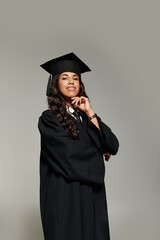 Celebrating achievement and beauty in a young student’s graduation moment
