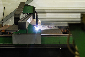 Manufacturing industry plant factory welding turner milling machine operator welder girl woman...