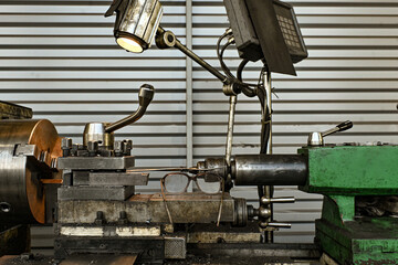 Manufacturing industry plant factory welding turner milling machine operator welder girl woman...