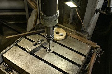 Manufacturing industry plant factory welding turner milling machine operator welder girl woman...