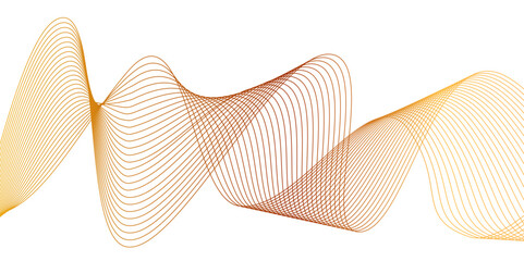 Abstract wave line for banner wallpaper background with wave design. Futuristic technology and wave pattern.