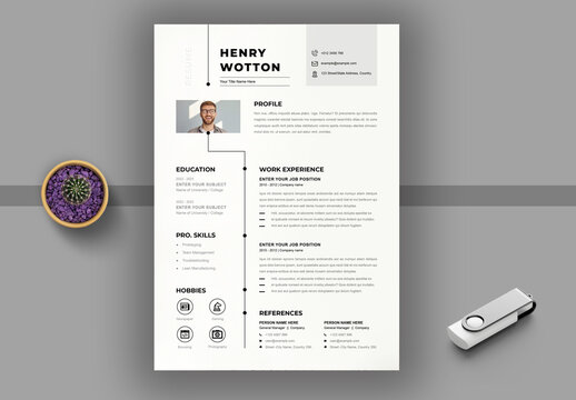 Creative Resume Layout
