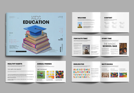 Kids Magazine Template