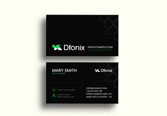 Sleek Modern Business Card Template