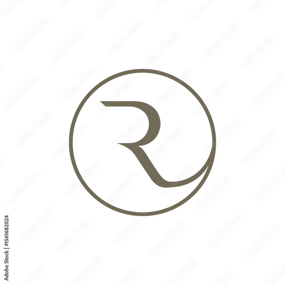 Poster a minimalist and elegant logo featuring a stylized 