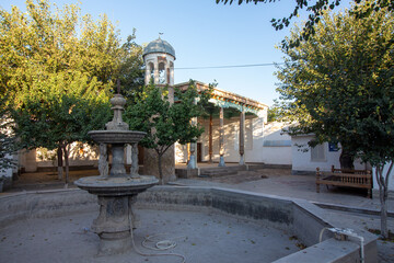 Samarkand , Uzbekistan 20 October, 2024: Mubarak Mosque in old Jewish quarter
