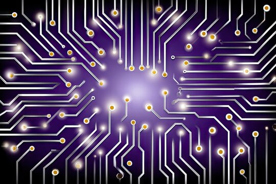 Abstract circuit board pattern