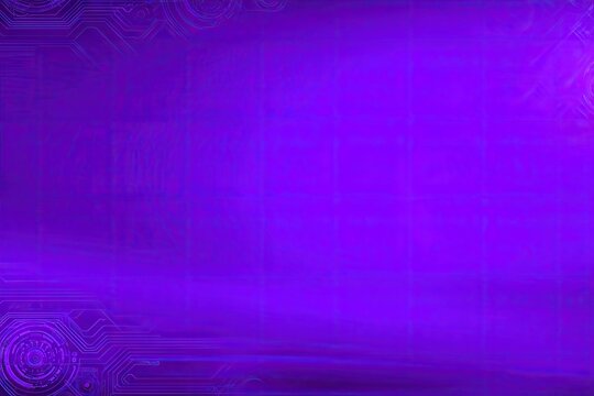 Abstract digital circuit background in vibrant purple