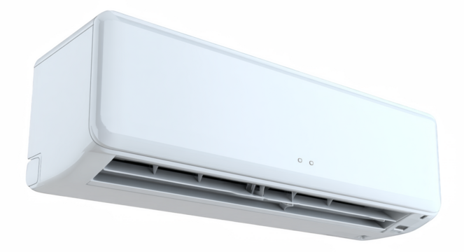 air conditioner isolated on white