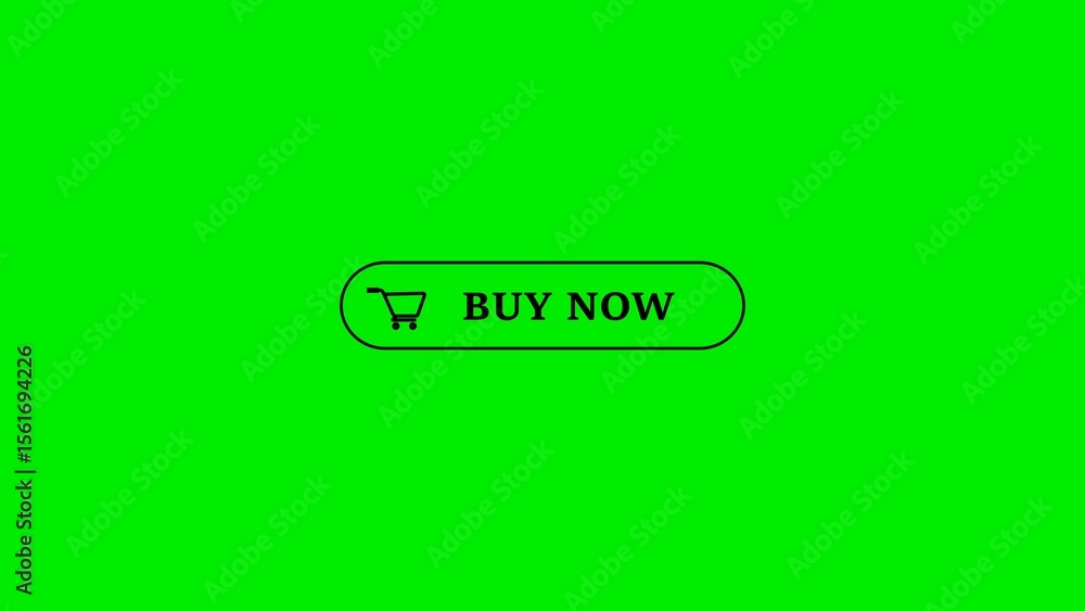 Fototapete vibrant online shopping button with cart icon and buy now text against a bold green backdrop ideal f