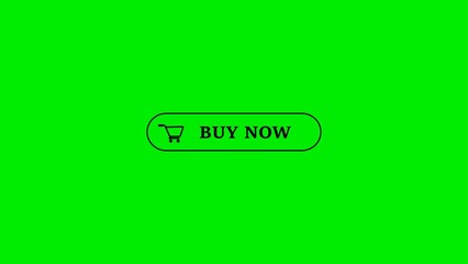 Vibrant online shopping button with cart icon and buy now text against a bold green backdrop ideal for ecommerce design and web element. © Maka
