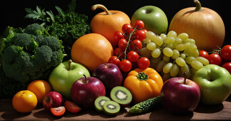 fresh fruits and vegetables