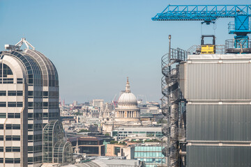 London cityscape featuring St Paul's Cathedral