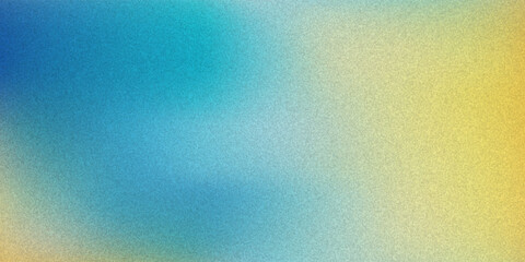Abstract blurred gradient mesh background in blue and yellow colors of the Ukrainian national flag.