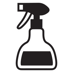 Logo higiene y limpieza. Icono pulverizador 