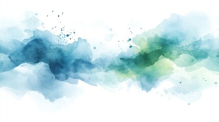 Abstract watercolor paint splatter background