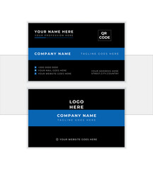luxury type simple unique vector illustration business card design template. visiting card. stationary design. personal visiting card. clean composition design. print design. editable vector template
