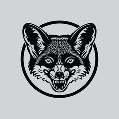 Nature Fox Outline for Logos