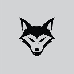 Stylized Arctic Fox  for Logo T-Shirts Idea