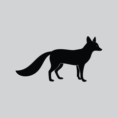 Whimsical Fox Design in Lines