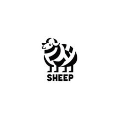 Sheep Logo Vector 