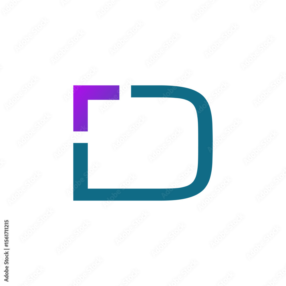 Aufkleber a modern and minimalist logo featuring an abstract 