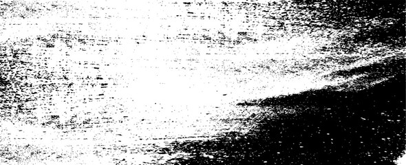 Black and white grunge. Distress overlay texture. Abstract surface dust and rough dirty wall background concept. Worn, torn, weathered effect. Vector illustration, eps 10