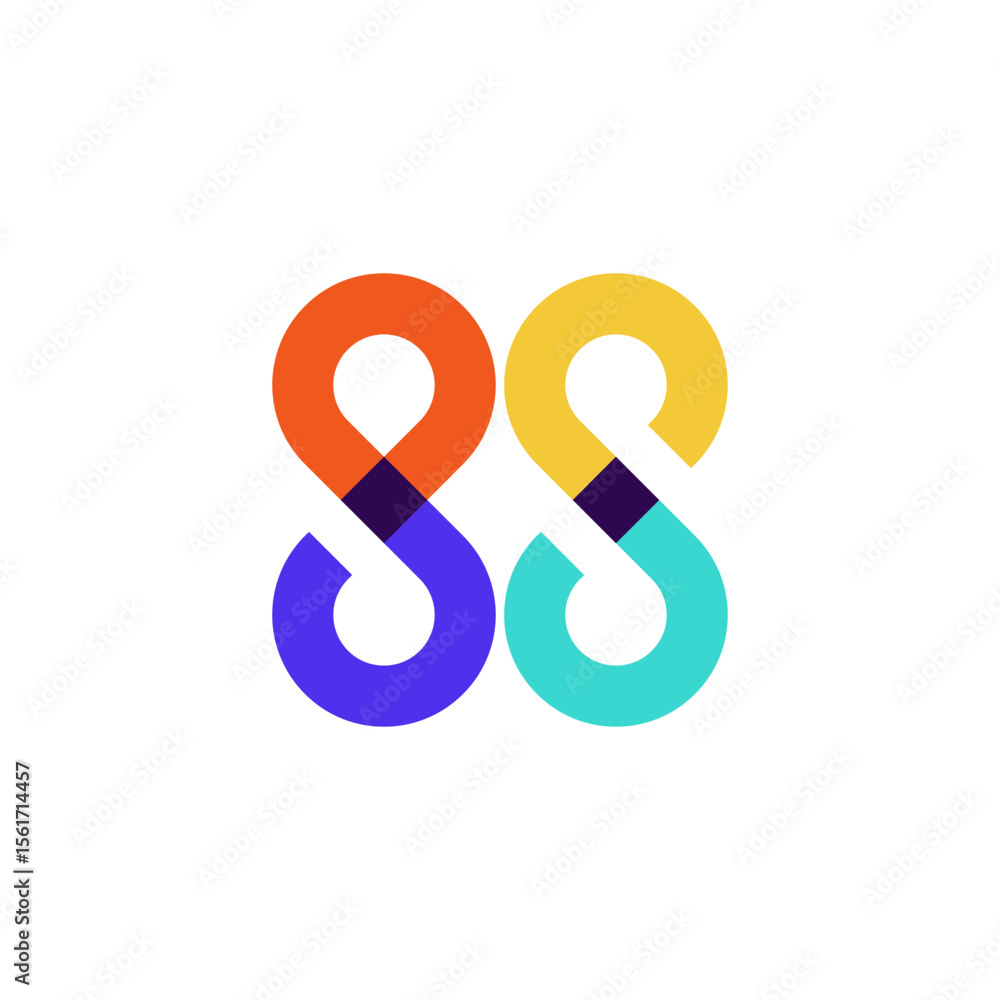 Poster a stylized figure 