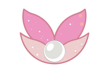 Subtle pearl glitter mix with shimmering texture and elegant sparkle