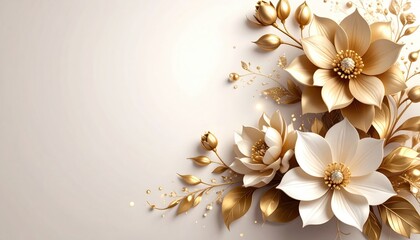 Elegant floral arrangement studio art digital design soft color palette close-up view nature-inspired aesthetics