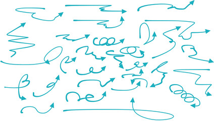 矢印のイラストセット