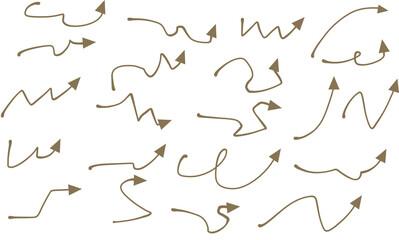 矢印のイラストセット