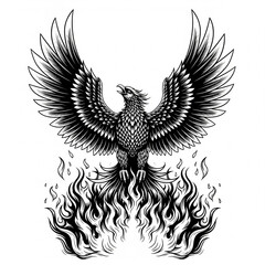 Obraz premium eagle with wings